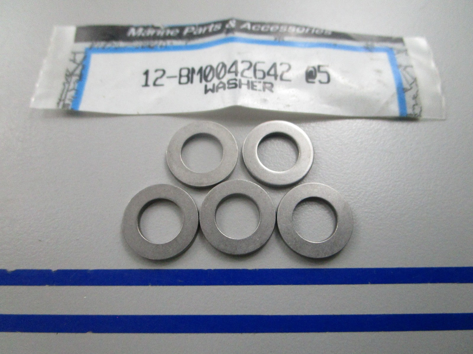 NEW OEM (LOT OF 5) 12-8M0042642 Mercury Quicksilver Washer 0810