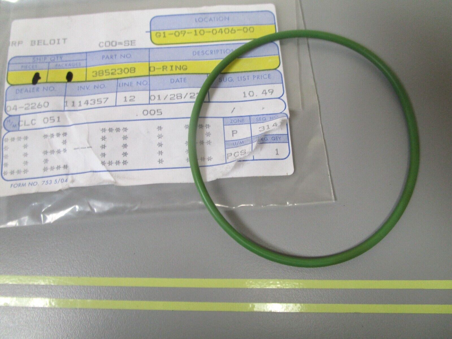 *NEW OEM* 0810 OMC Johnson Evinrude O-Ring 3852308