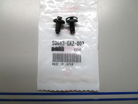 *NEW OEM* (LOT OF 2) 0810 Honda Trim Clip 90683-GAZ-003