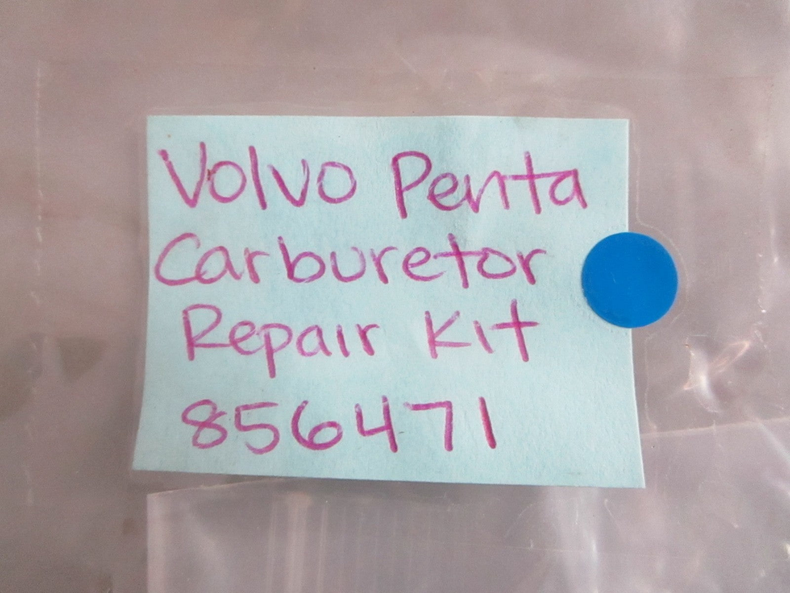 NEW OEM 856471 Volvo Penta Carburetor Repair Kit 0820