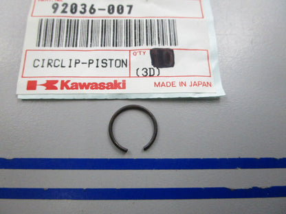 NEW OEM 92036-007 Kawasaki Piston Circlip 0810
