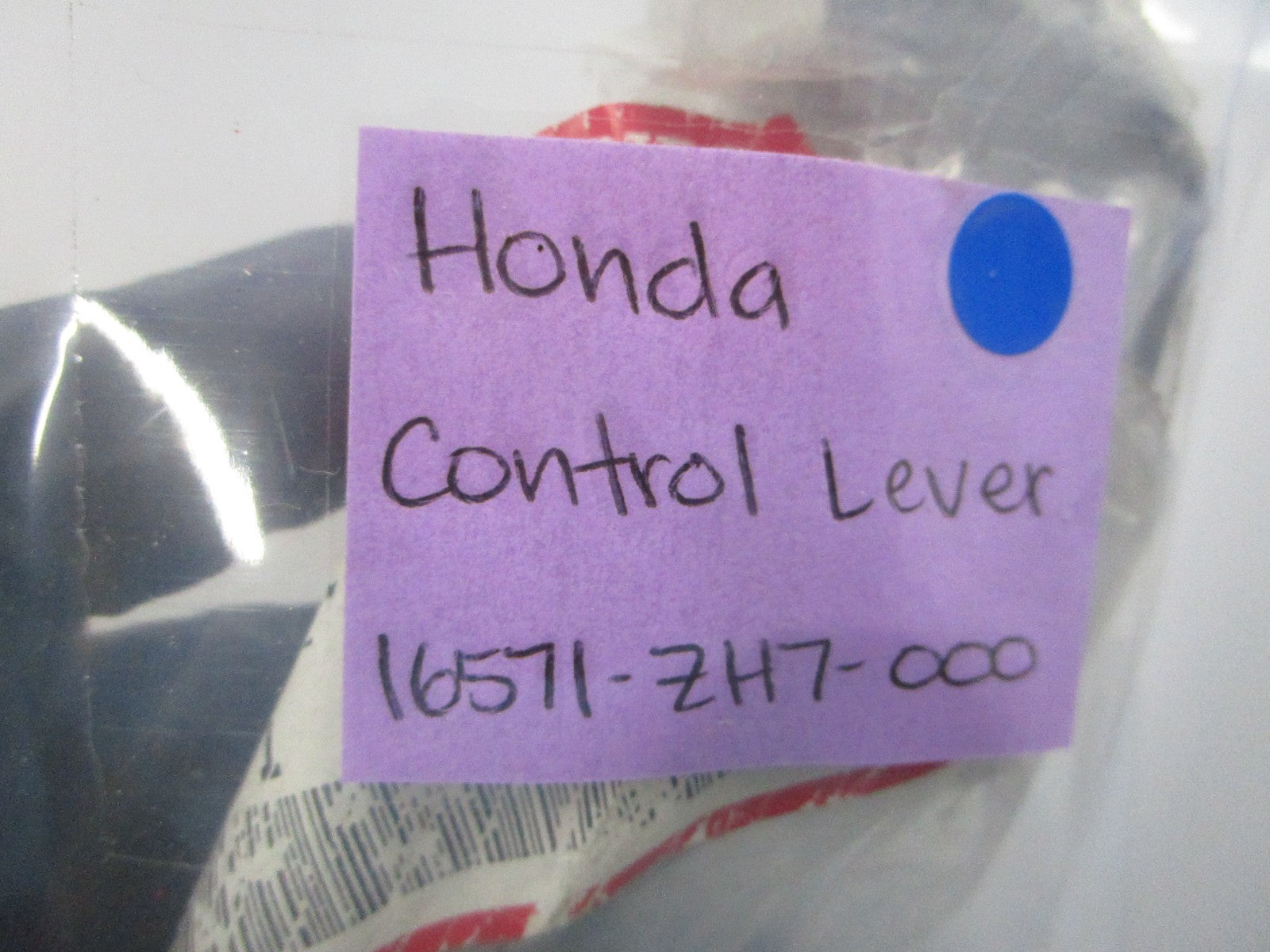 NEW OEM 16571-ZH7-000 Honda Control Lever 0810