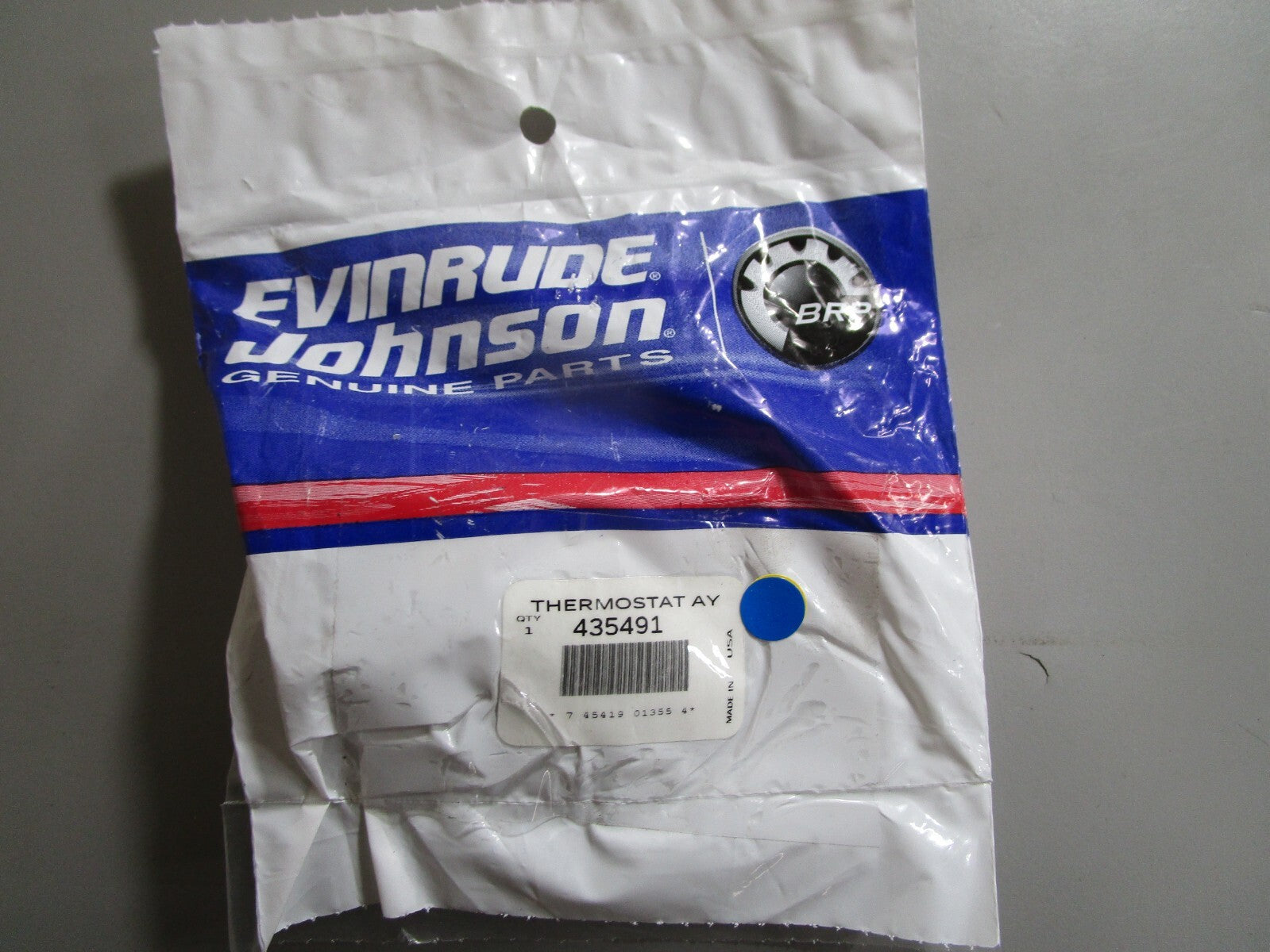 *NEW OEM* 0810 OMC Johnson Evinrude Thermostat Assembly 435491 0435491