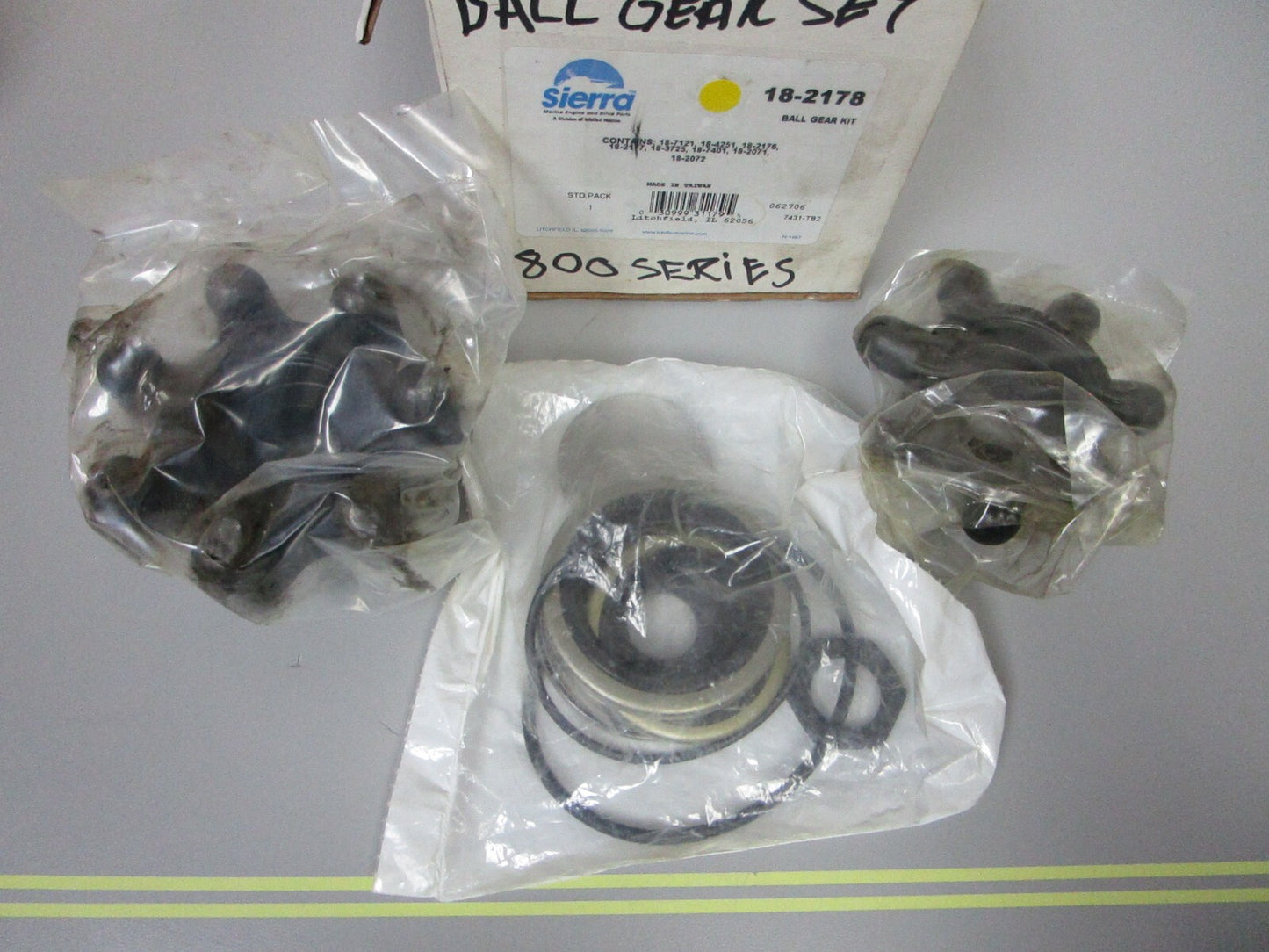 *NEW* 0720 Sierra Ball Gear Set 18-2178 Replaces: OMC Evinrude 908063 908383