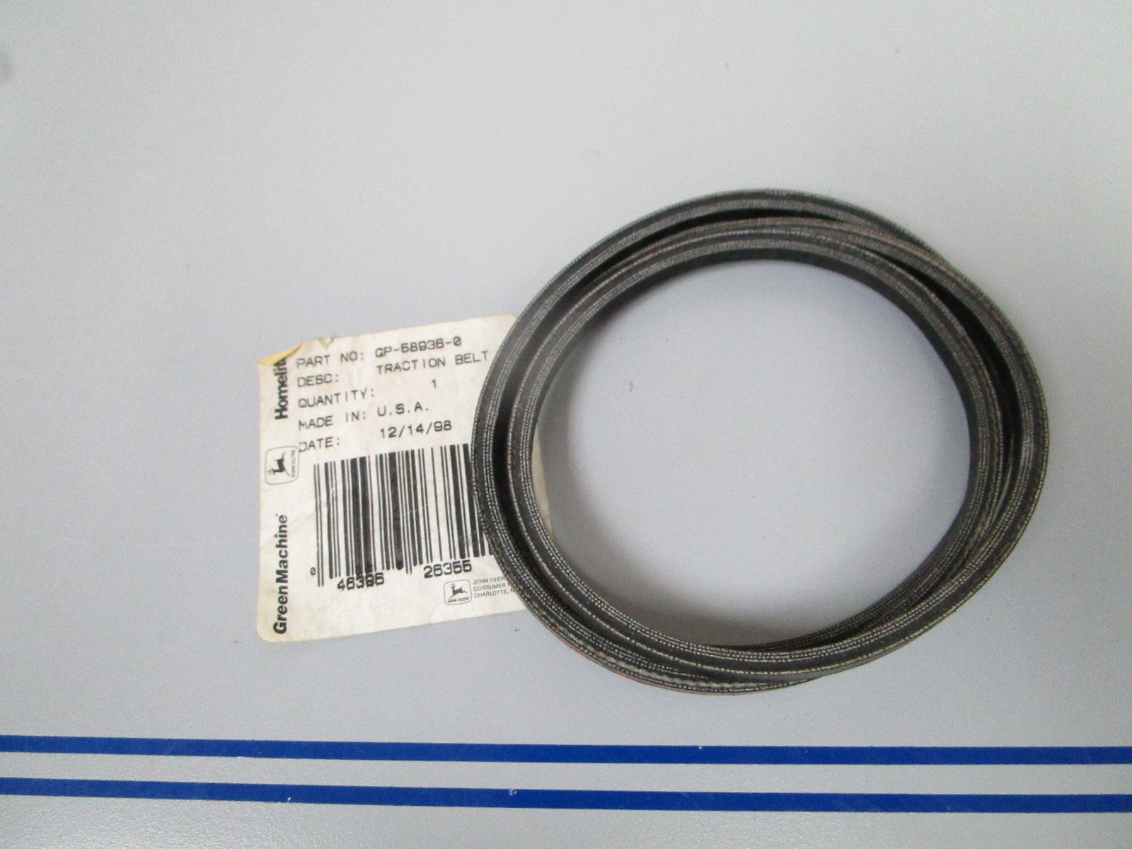 NEW OEM GP-58936-0 John Deere Homelite Traction Belt 0720