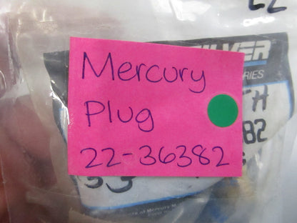 Mercury NEW OEM Brass Pipe Plug 22-36382 1/4-18 NPT NOS Part (LOT OF 2) 0810