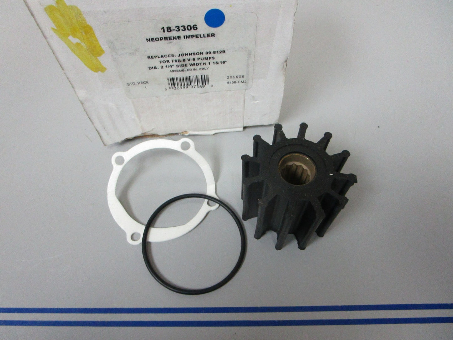 *NEW* 0720 Sierra Neoprene Impeller 18-3306 Replaces: Johnson 09-812B
