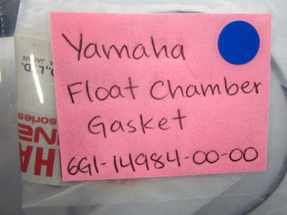 *NEW OEM* 0810 Yamaha Float Chamber Gasket 6G1-14984-00-00