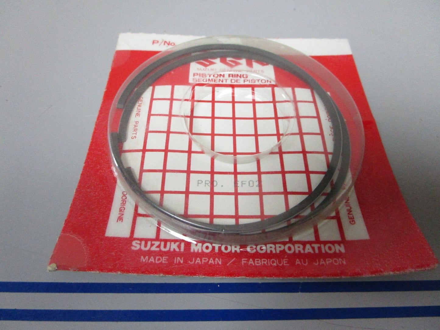 *NEW OEM* 0810 Suzuki Piston 2 Ring Set 12140-95302-050