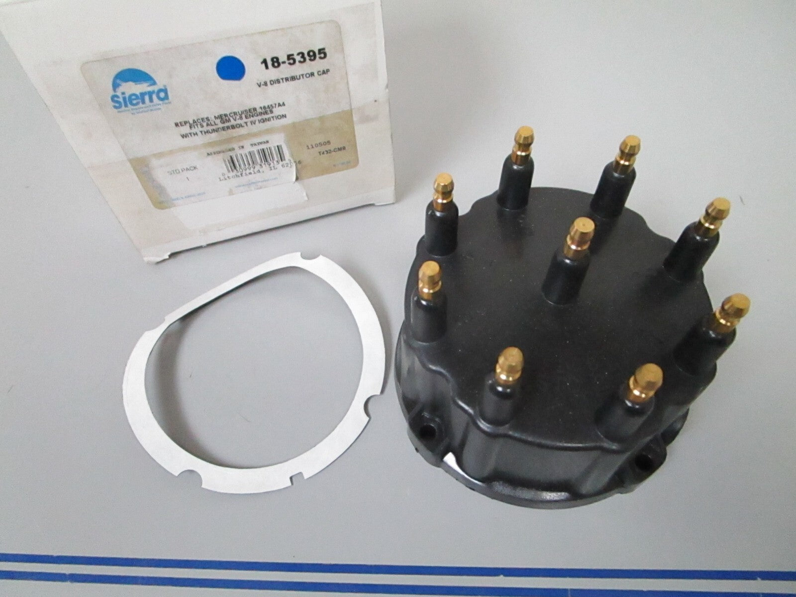 *NEW* 0720 Sierra V8 Distributor Cap 18-5395 Replaces: Mercruiser 16457A4