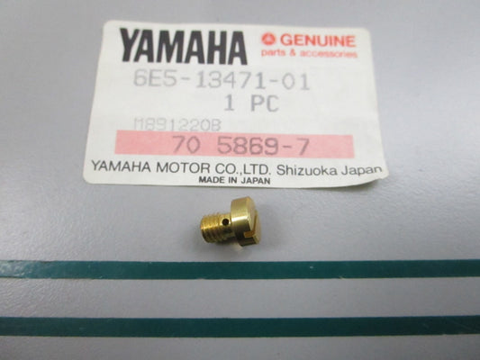NEW OEM 6E5-13471-01-00 Yamaha Drain Plug Screw 0810