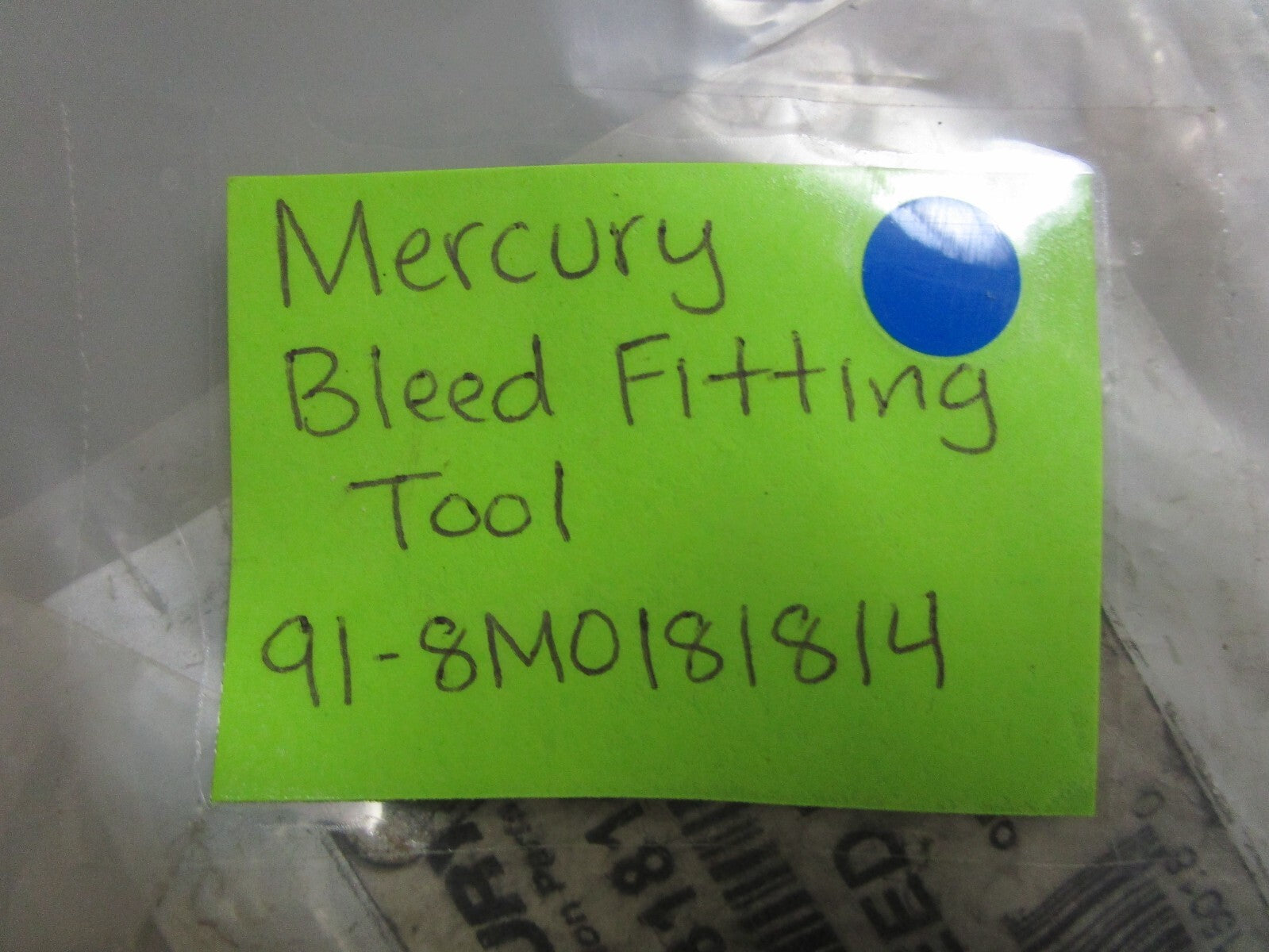 *NEW OEM* 0810 Mercury Quicksilver Bleed Fitting Tool 91-8M0181814