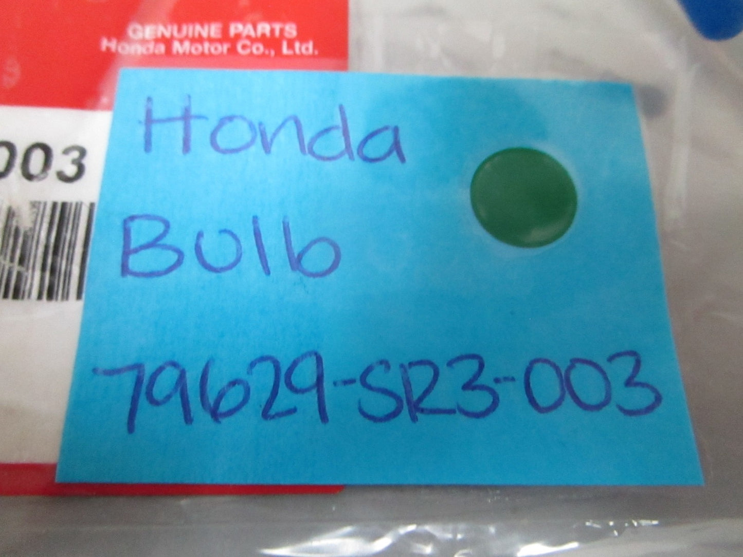 NEW OEM 79629-SR3-003 Honda Bulb 0810