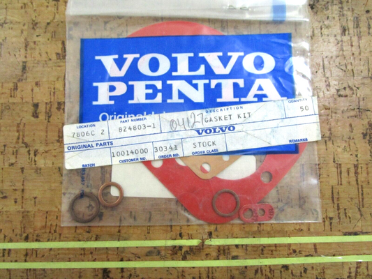 *NEW OEM* 0750 OMC Johnson Evinrude CARBURETOR GASKET KIT 824803 0824803