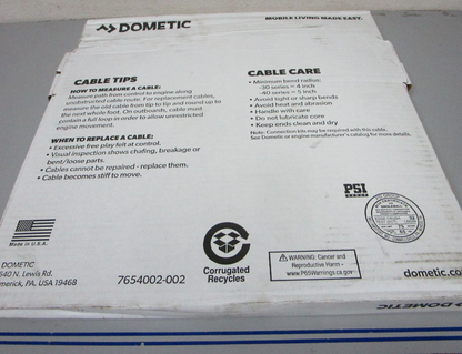 *NEW OEM* 0720 Dometic 18' Xtreme Cable Assembly CCX63318