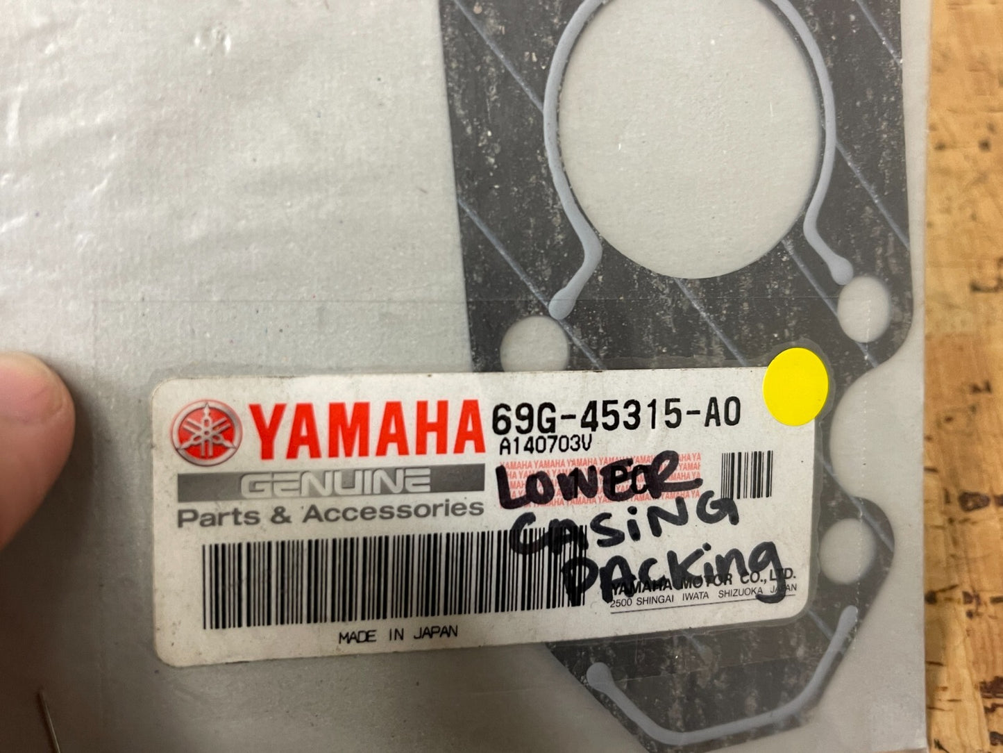 *NEW OEM* 0810 Yamaha Lower Casing Packing 69G-45315-A0