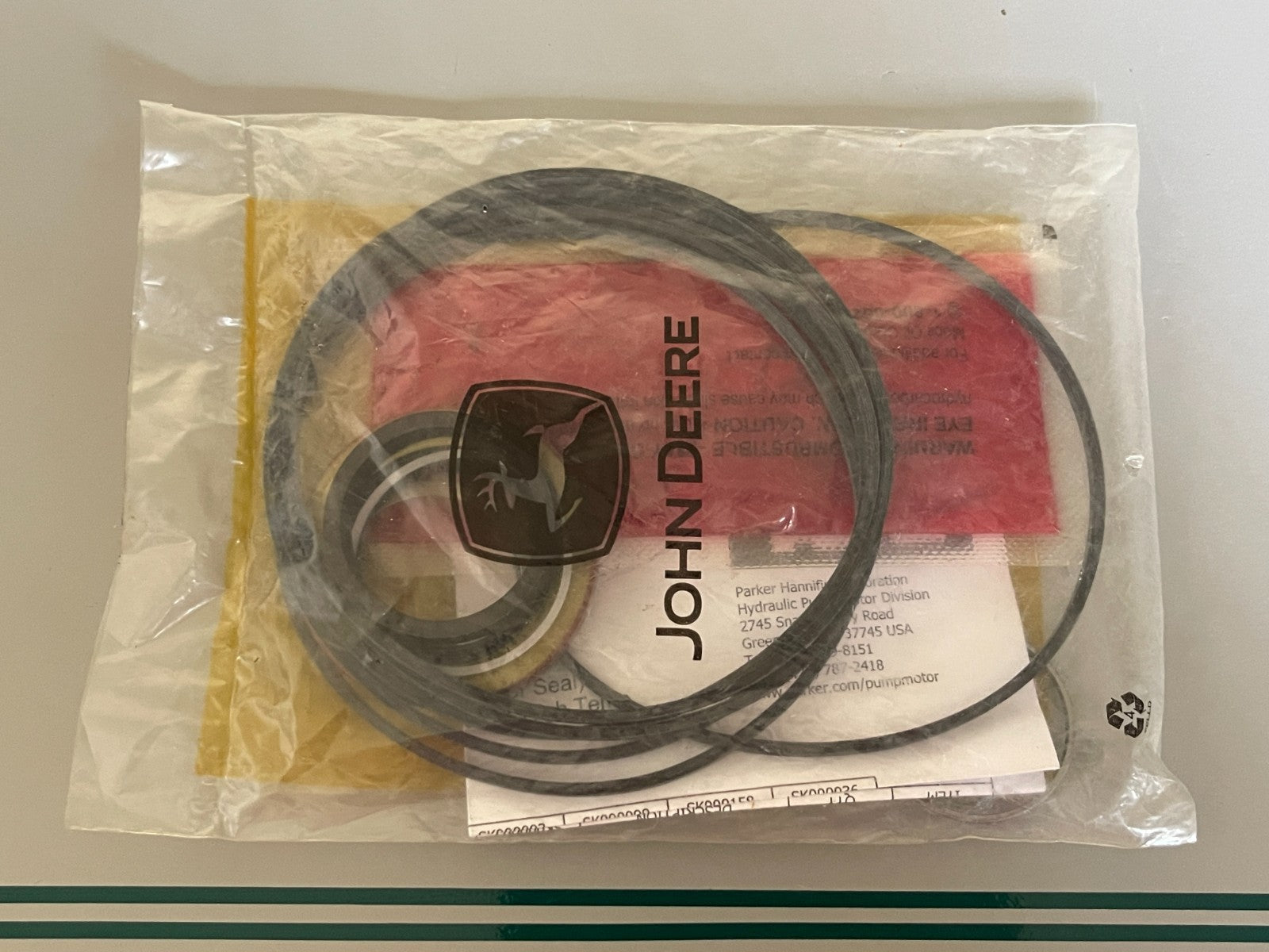 John Deere AZ45116 NEW OEM Gasket Kit 31 Posthole Digger ZTrak NOS 0720