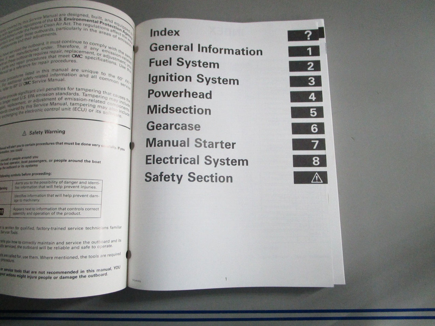 NEW OEM OMC Johnson Evinrude 787022 0787022 1999 5-15HP Service Manual 0820
