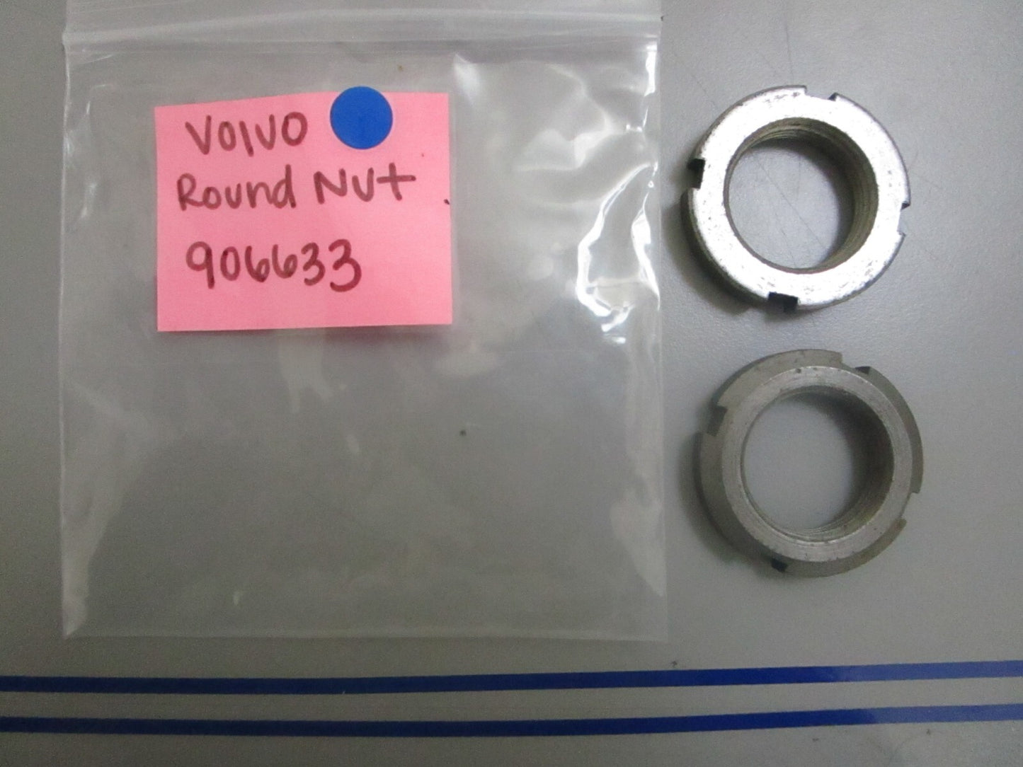 *NEW OEM* (LOT OF 2) 0810 Volvo Penta Round Nut 906633