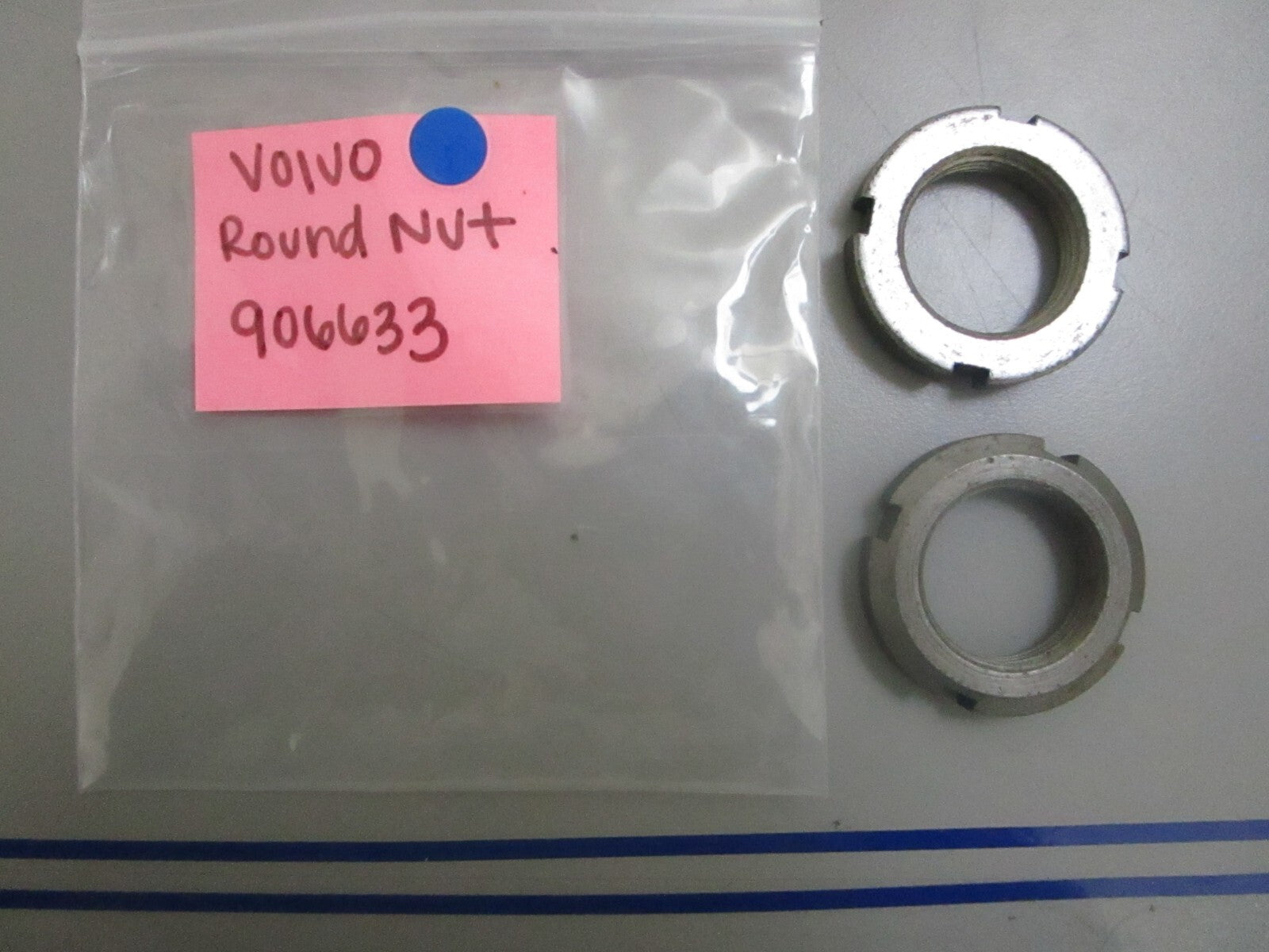 *NEW OEM* (LOT OF 2) 0810 Volvo Penta Round Nut 906633
