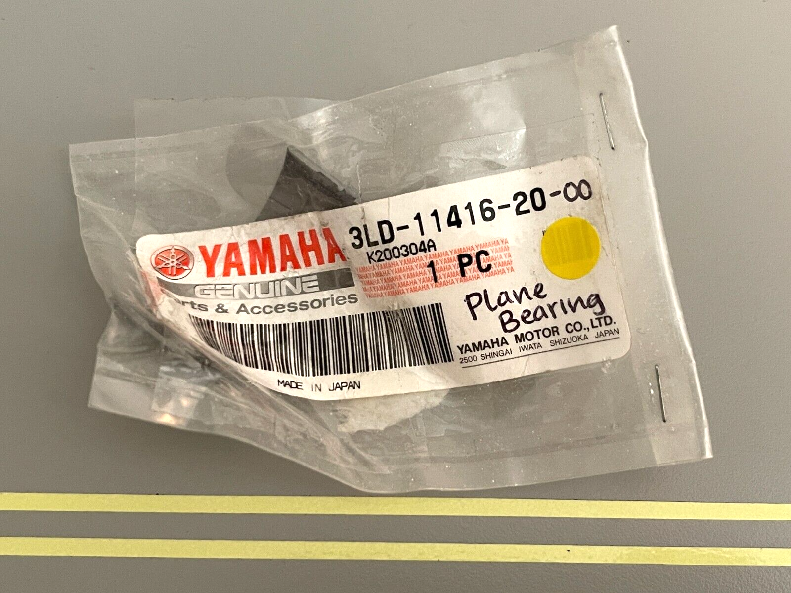 *NEW OEM* 0810 Yamaha Plane Bearing 3LD-11416-20-00