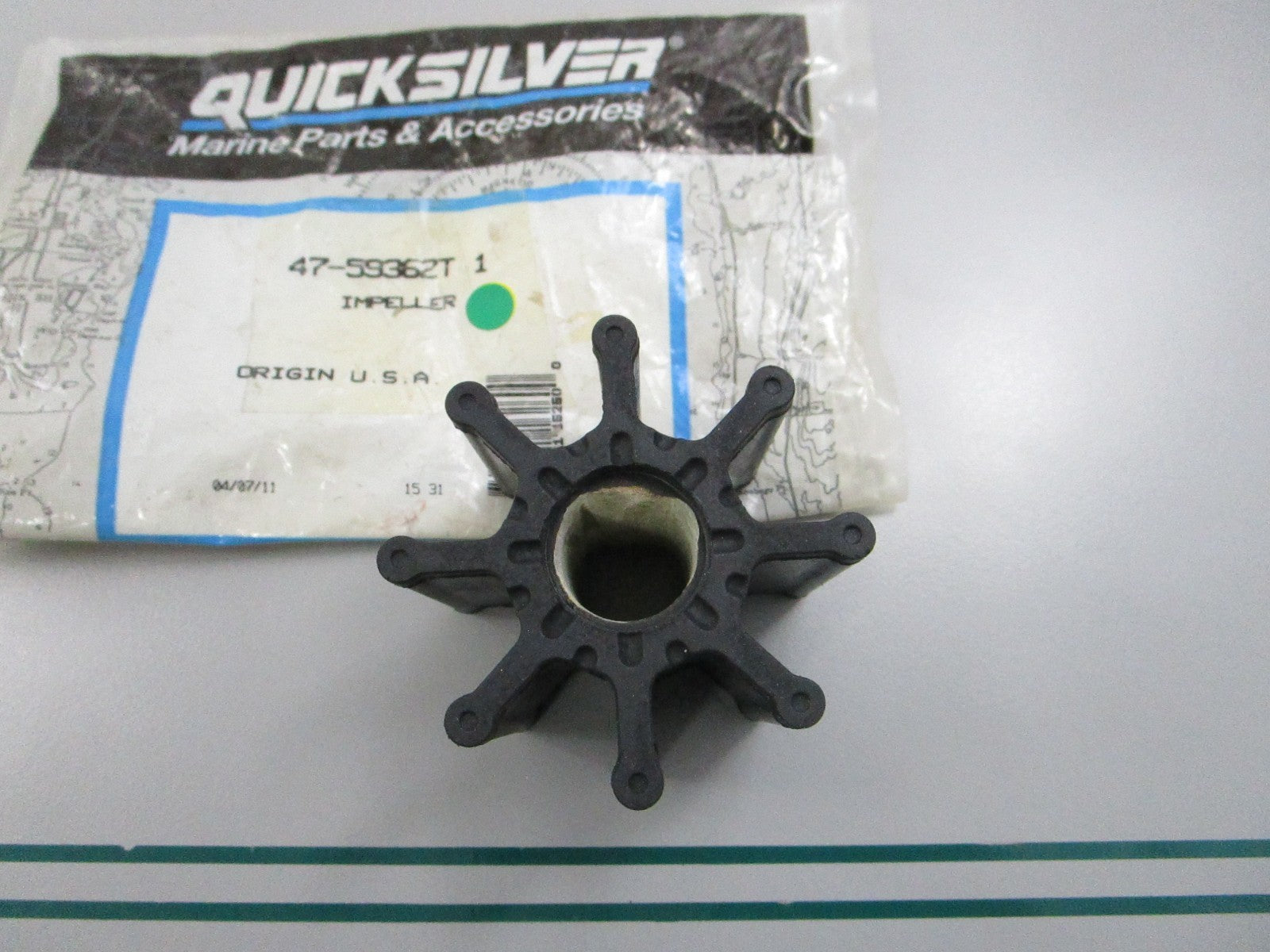 NEW OEM 47-59362T 1 Mercury Quicksilver Impeller 0810