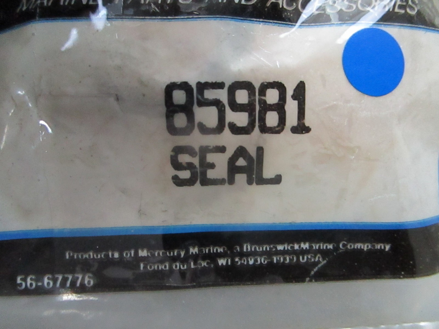 *NEW OEM* 0810 Mercury Quicksilver Seal 85981