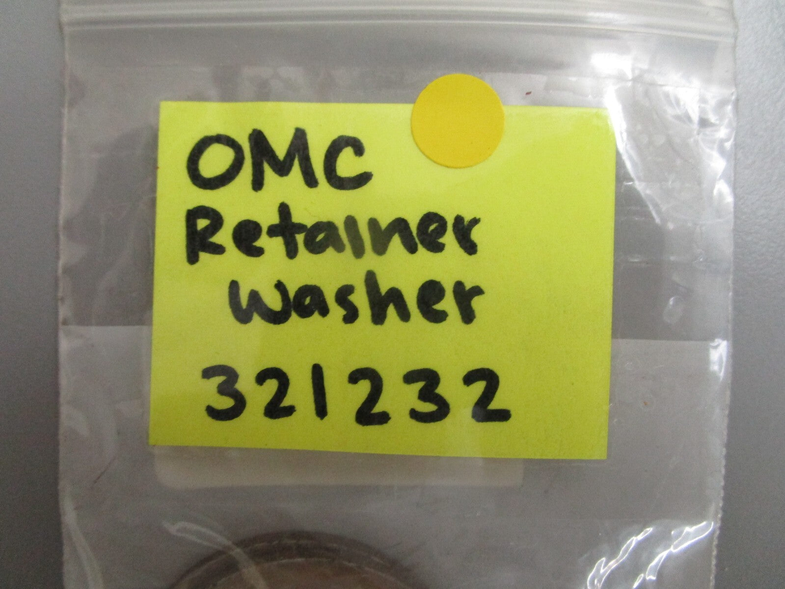 *NEW OEM* (LOT OF 2) 0810 OMC Johnson Evinrude Retainer Washer 321232 0321232