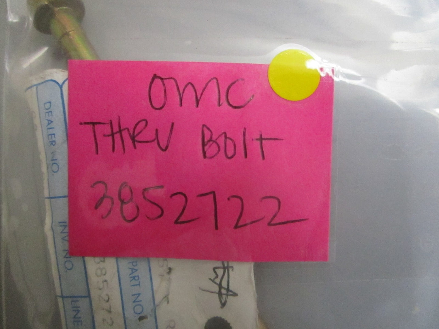 *NEW OEM* 0750 OMC Johnson Evinrude THRU BOLT 3852722