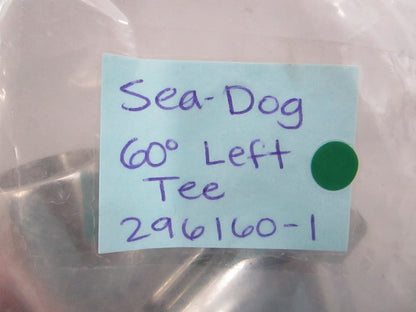Sea-Dog NEW 316 SS 60 Degree Rail Tee Left Hand 7/8" Tube 296160-1 0810
