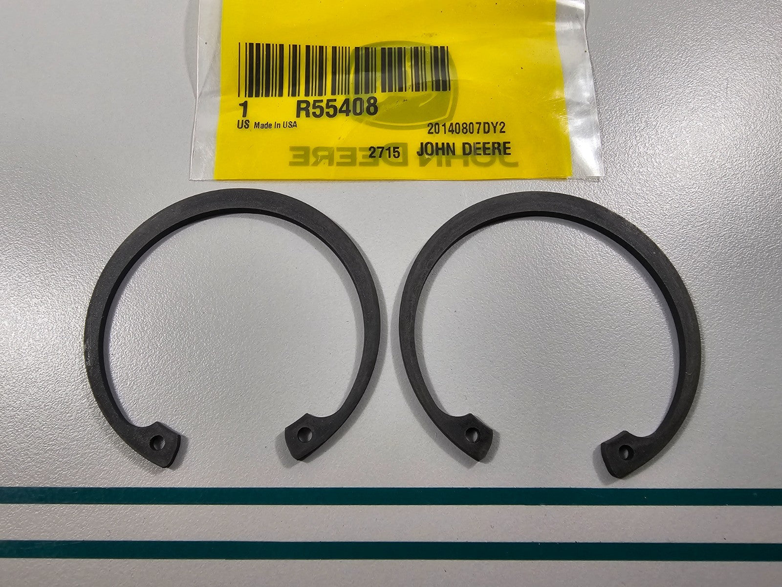 NEW OEM (LOT OF 2) R55408 John Deere Wear Ring 0810