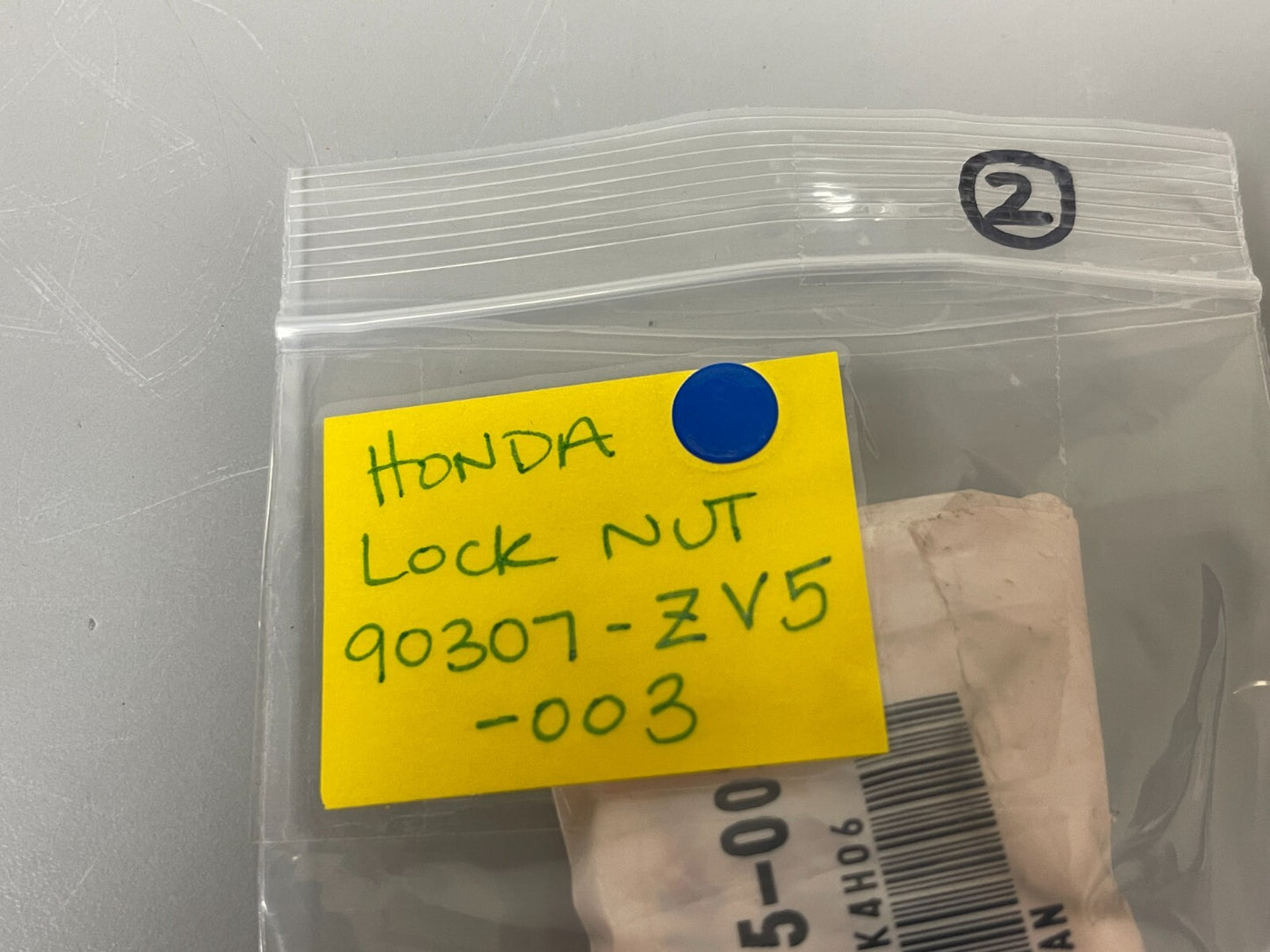 *NEW OEM* 0810 Honda Lock Nut 90307-ZV5-003
