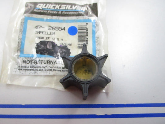 NEW OEM 47-26554 Mercury Quicksilver Impeller 0810