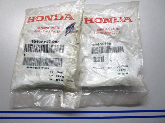 *NEW OEM* (LOT OF 2) 0810 Honda Bolt 90102-VG3-000