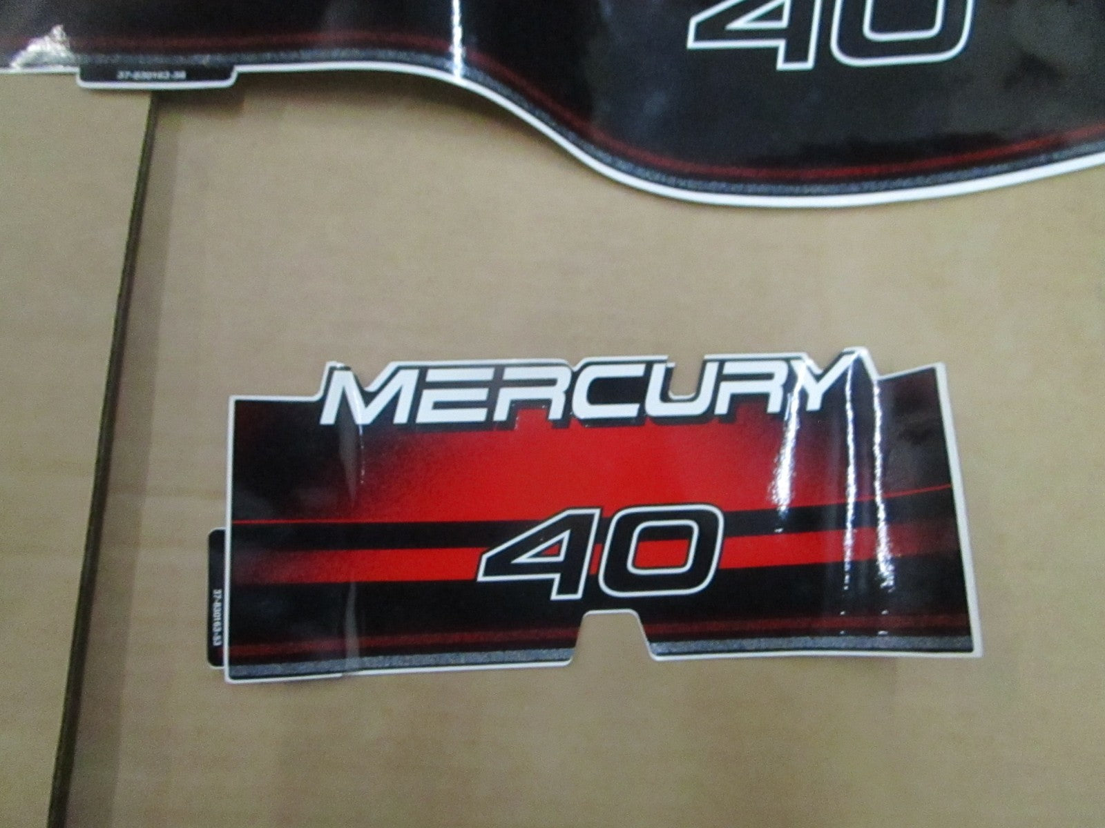 NEW OEM Mercury 37-830163A97 40hp Decal Set 0720