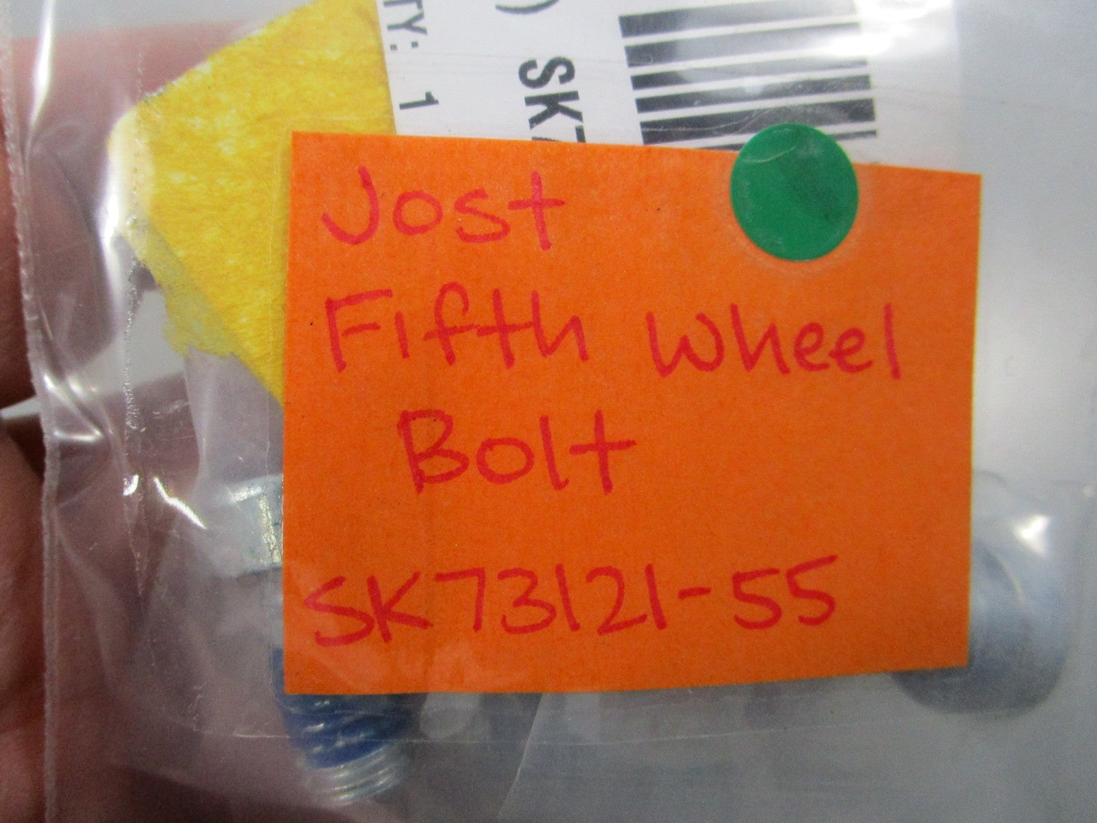 NEW OEM SK73121-55 Jost Fifth Wheel Bolt 0810