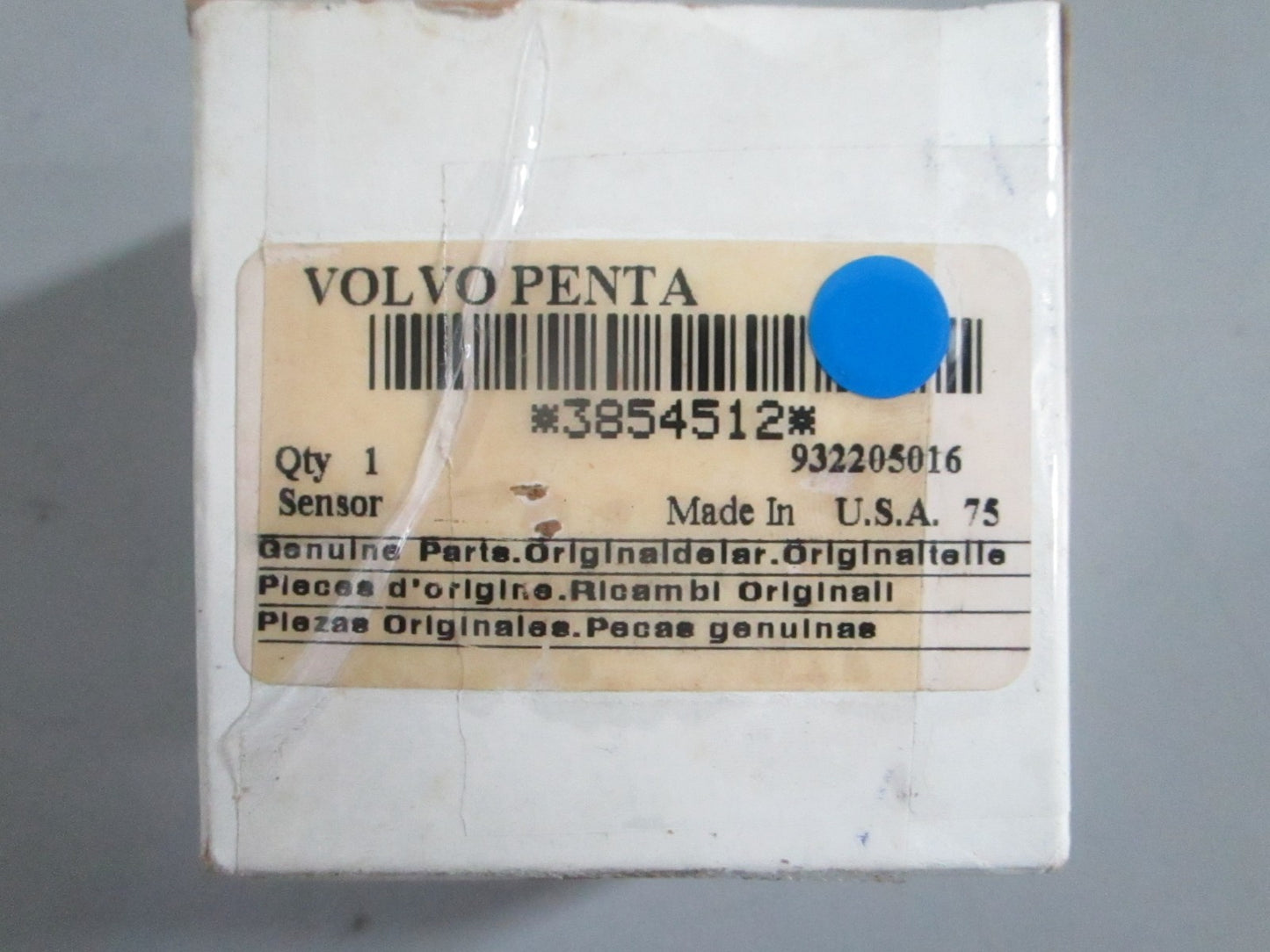NEW OEM 3854512 Volvo Penta Sensor 0820