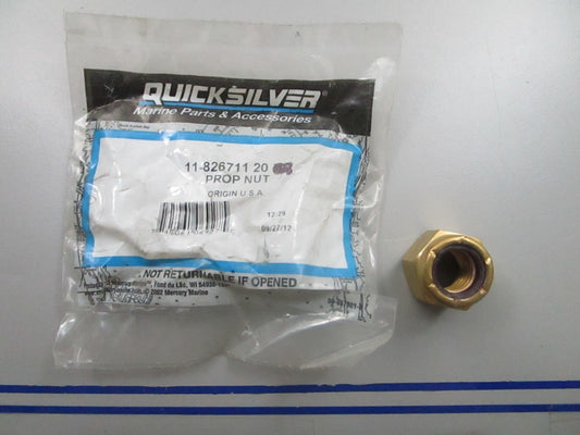 *NEW OEM* 0810 Mercury Quicksilver Prop Nut 11-826711 20