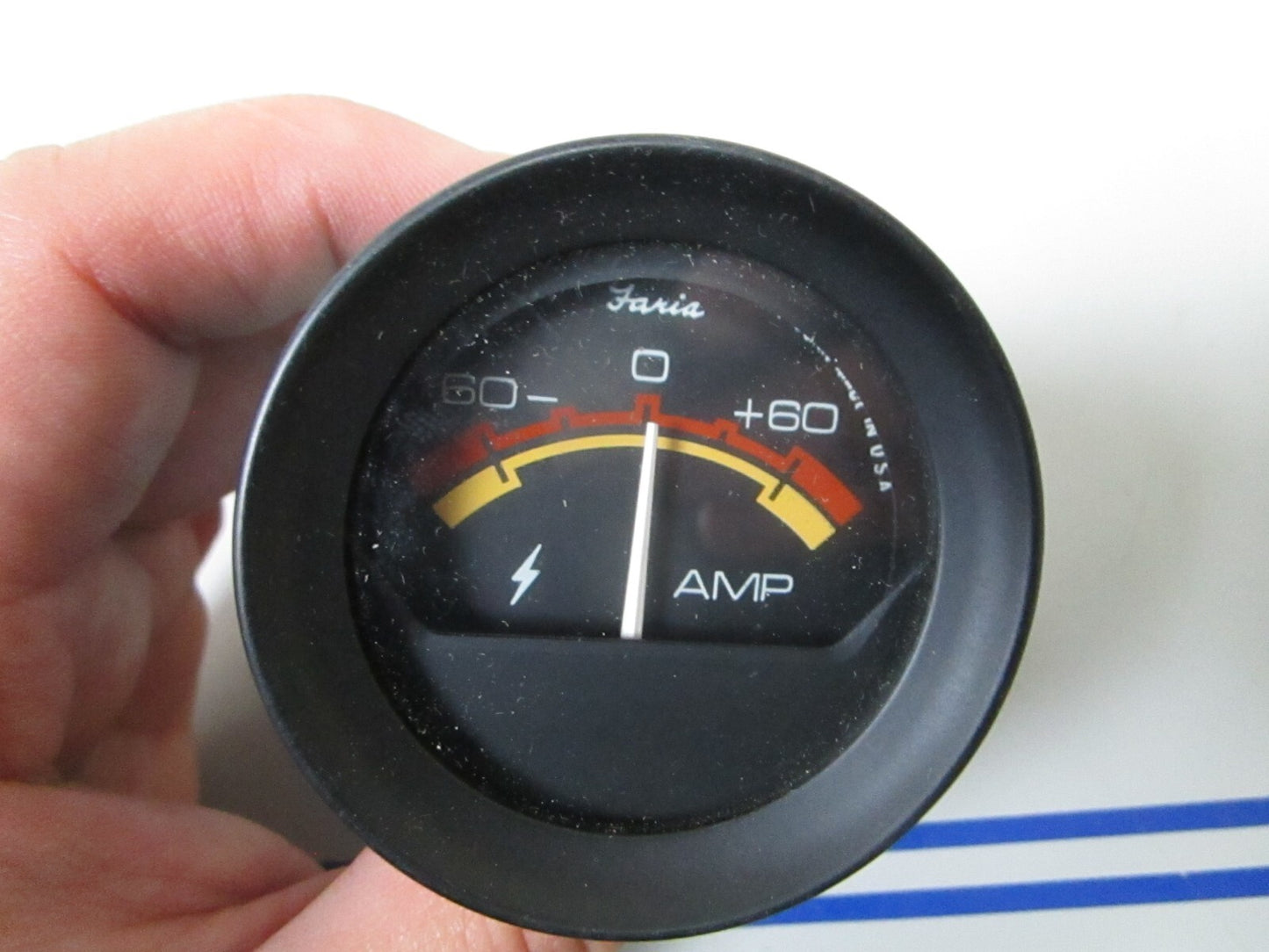 *NEW* 0810 Faria Ammeter 60-0-60