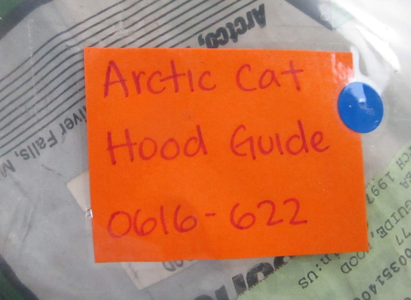 *NEW OEM* 0810 Arctic Cat Hood Guide 0616-622