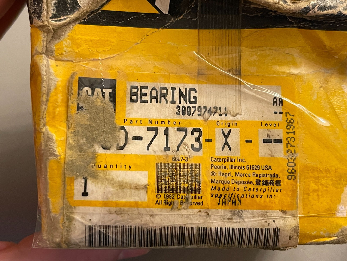 NEW OEM 8D-7173 CAT Caterpillar Sleeve Bearing 0720