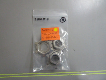 *NEW OEM* (LOT OF 2) 0810 Mercury Quicksilver Tab Washer 14-816629Q