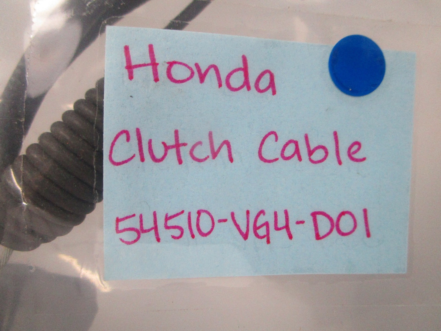 NEW OEM 54510-VG4-D01 Honda Clutch Cable 0810