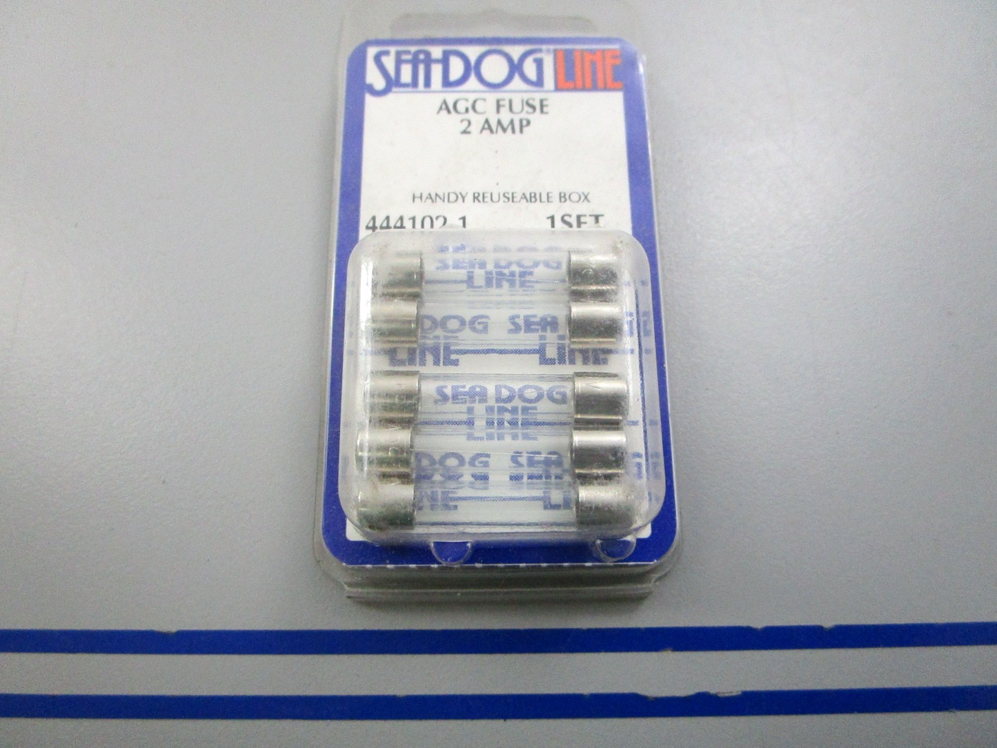 NEW (LOT OF 5) 444102-1 Sea-Dog 2 AMP AGC Fuse 0810