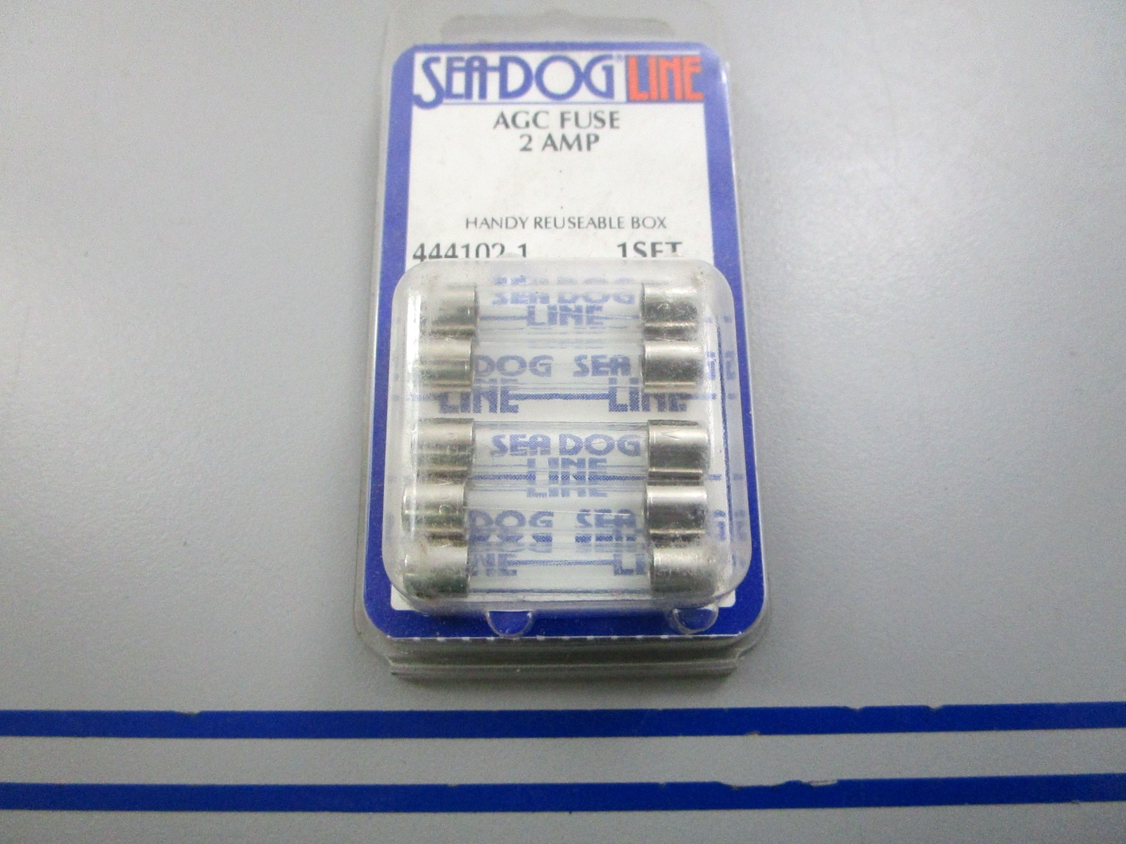 NEW (LOT OF 5) 444102-1 Sea-Dog 2 AMP AGC Fuse 0810