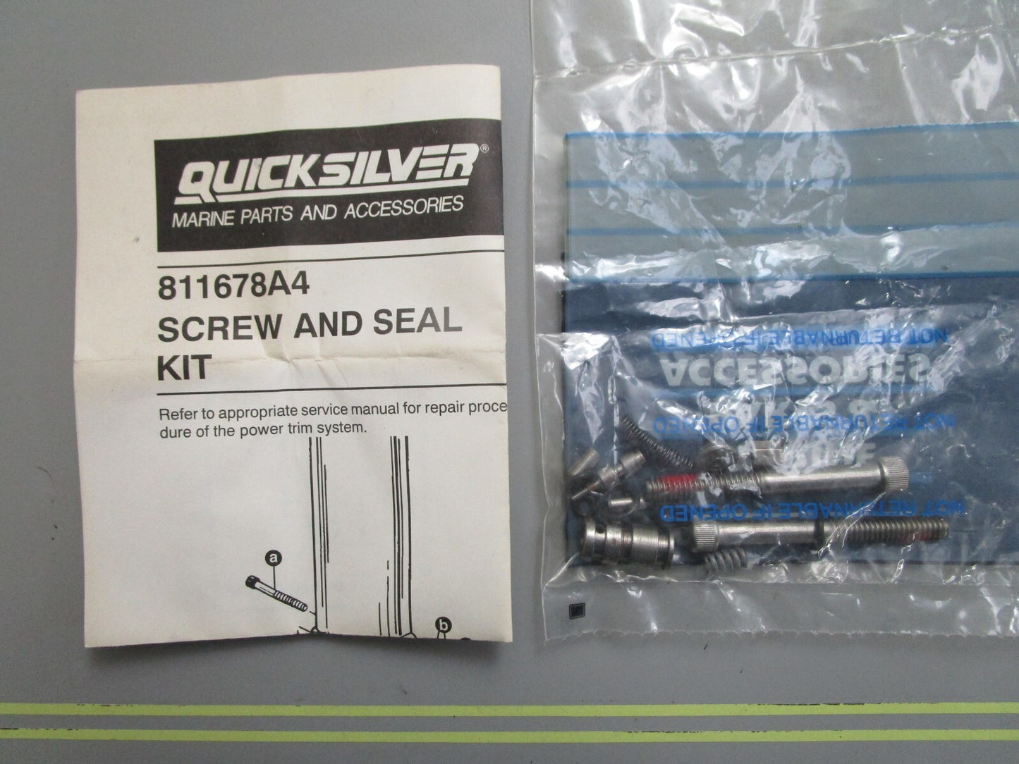 *NEW OEM* 0820 Mercury Quicksilver Repair Kit 811678A4
