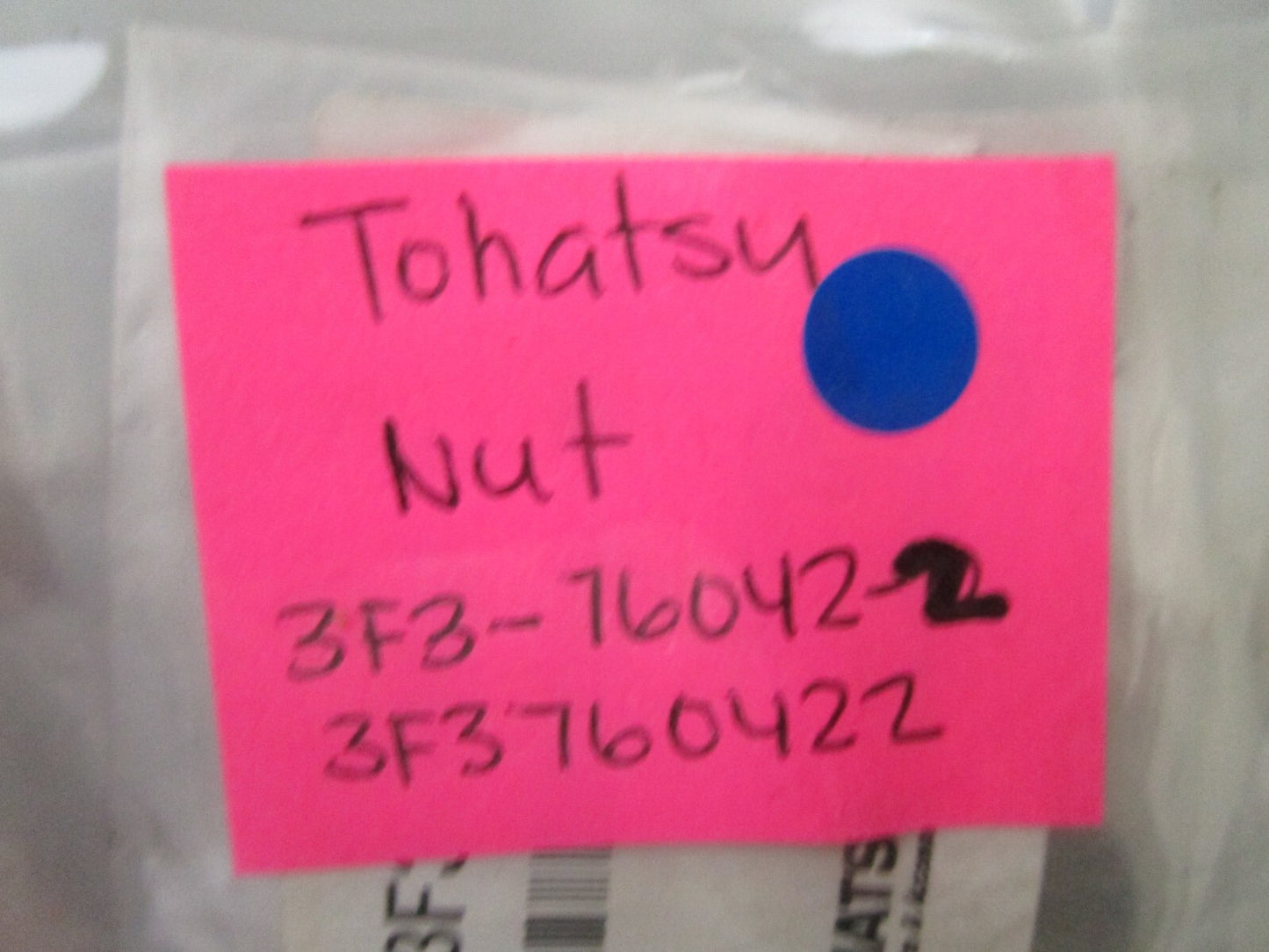 *NEW OEM* (LOT OF 3) 0780 Nissan Tohatsu Nut 3F3-76042-2 3F3760422