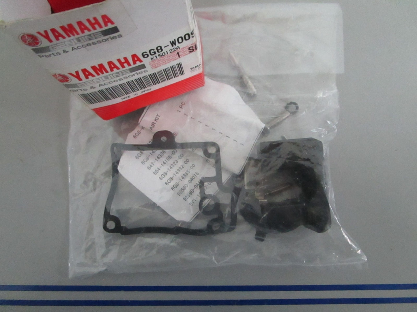 *NEW OEM* 0820 Yamaha Carburetor Repair Kit 6G8-W0093-03-00