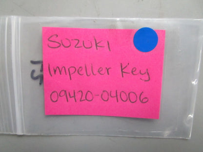 *NEW OEM* (LOT OF 2) 0820 Suzuki Impeller Key 09420-04006