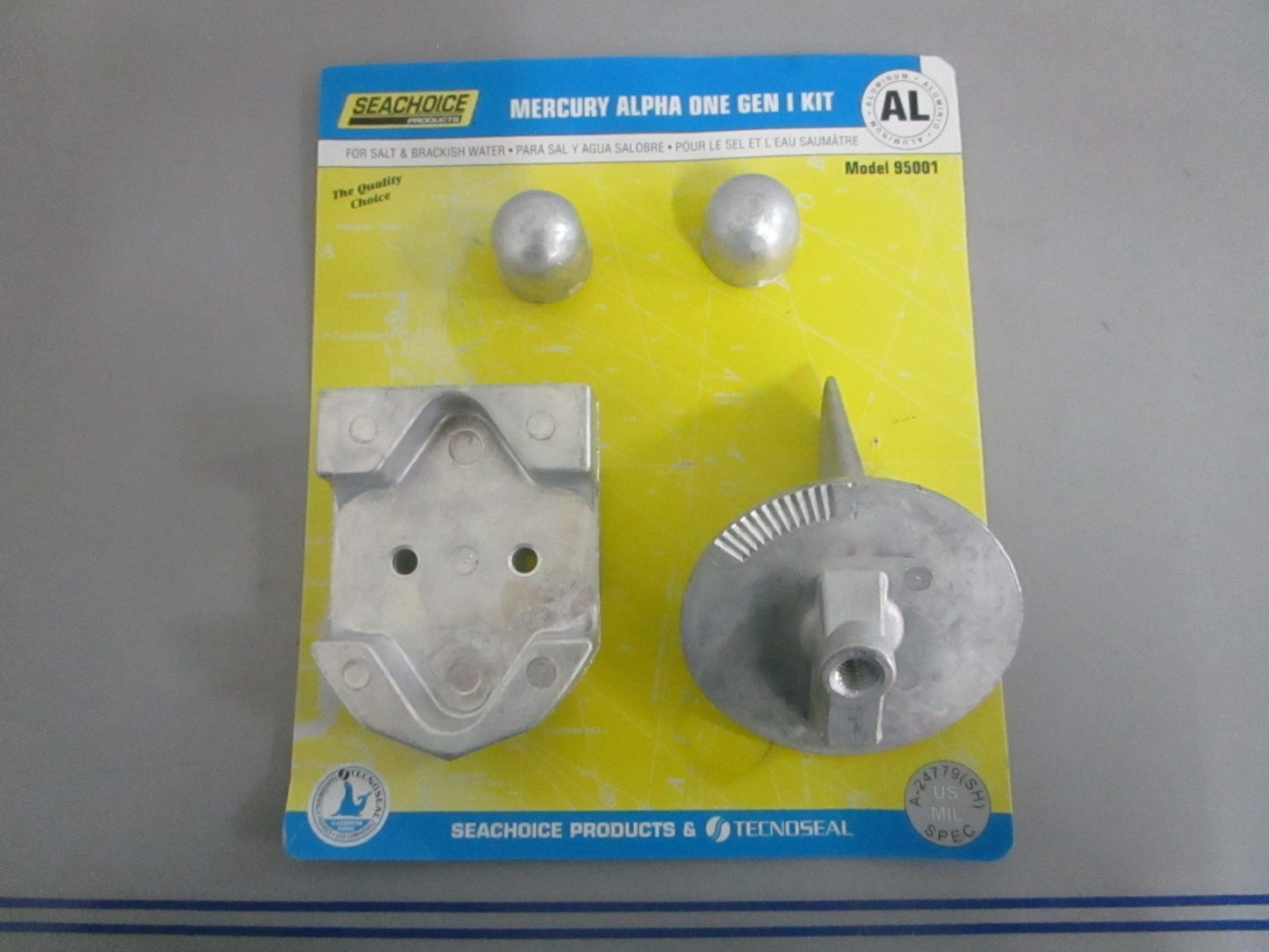 NEW 95001 Seachoice Alpha I Gen I Anode Kit For: Mercury 0820